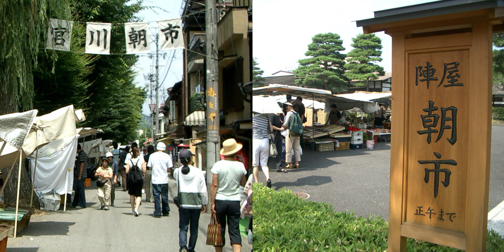 Miyagawa Morning Market & Jinya-mae Morning Market